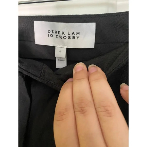 Derek Lam 10 Crosby Black Flare Trousers Size 0